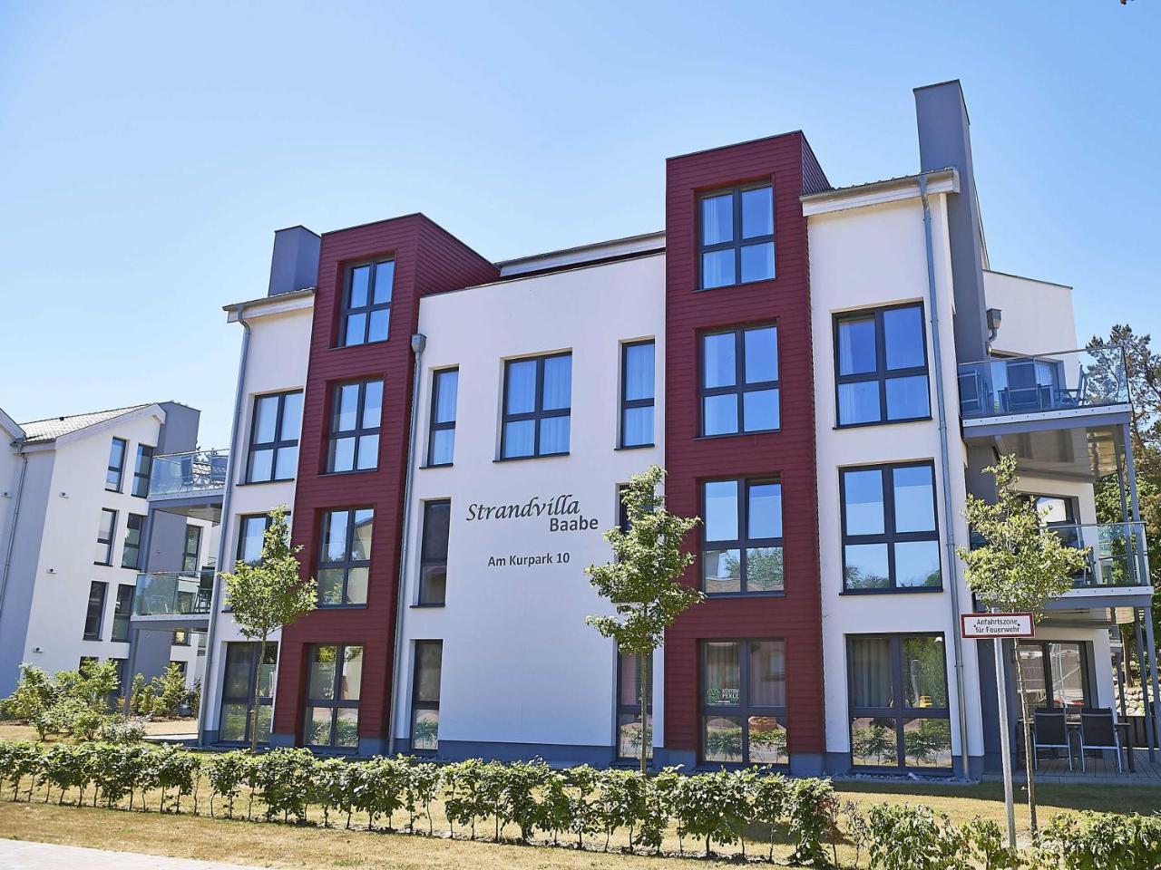 Strandvilla Baabe - Wg 12 Mit Meerblick, Kamin, Sauna, Whirlpool Kültér fotó