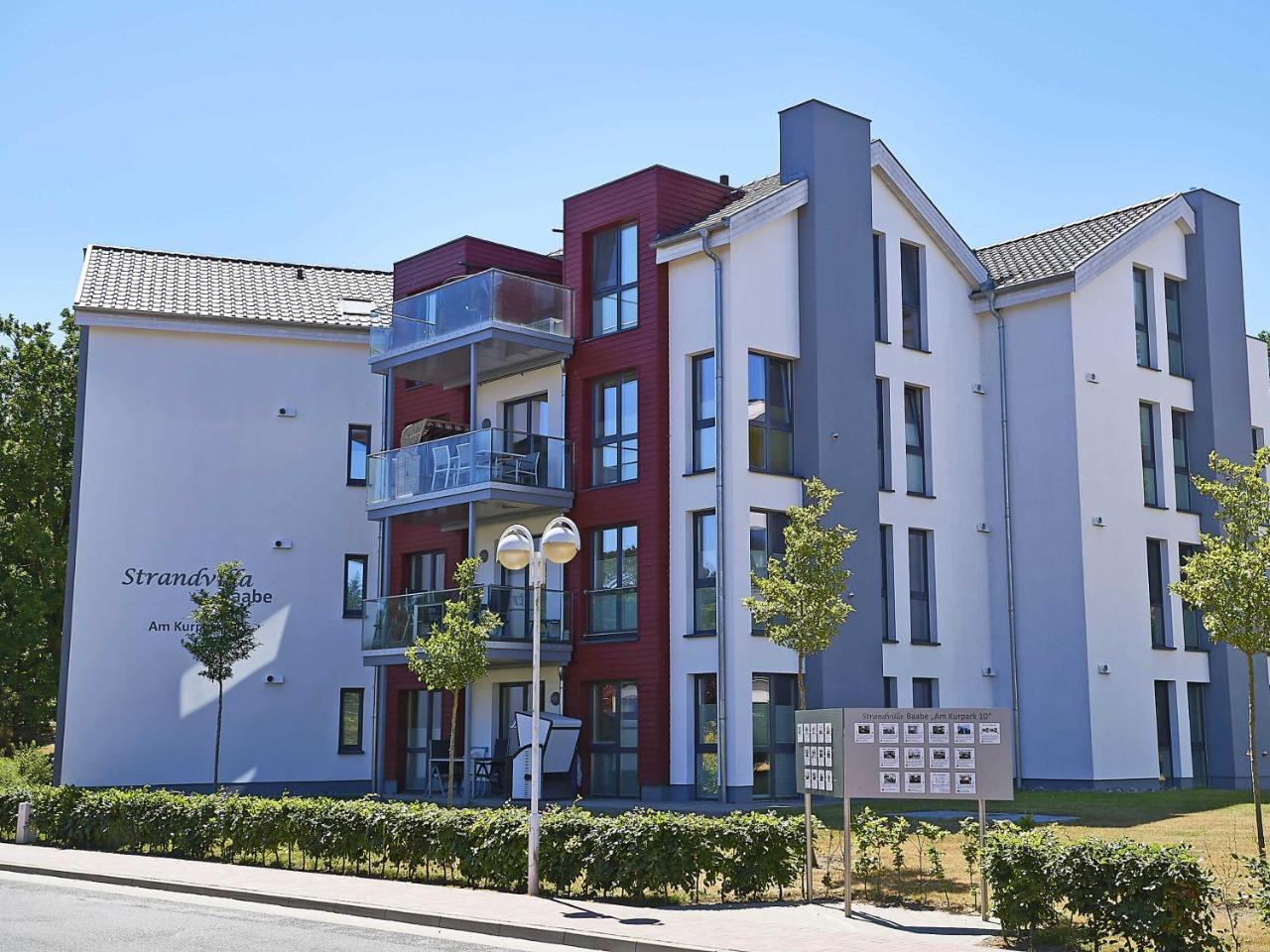Strandvilla Baabe - Wg 12 Mit Meerblick, Kamin, Sauna, Whirlpool Kültér fotó